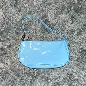 Baby blue purse